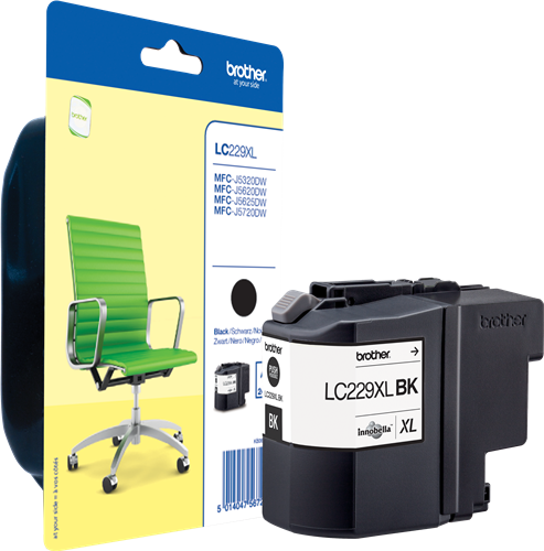 Brother LC229XLBK Preto Cartucho de tinta