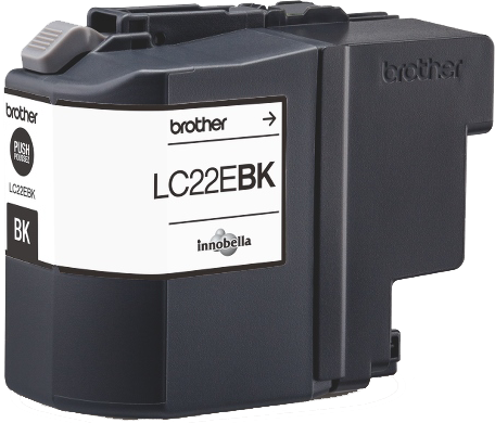Brother LC22EBK Preto Cartucho de tinta