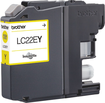 Brother LC22EY yellow ink cartridge