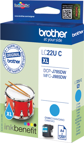 Brother LC22UC Cyan Cartouche d'encre