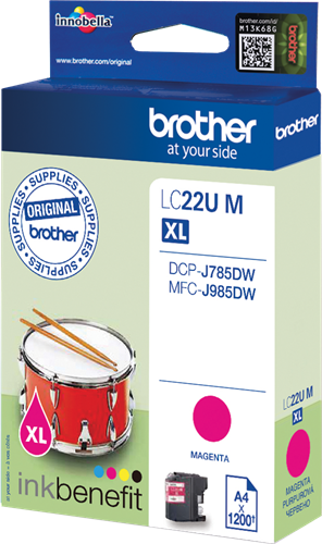 Brother LC22UM purpurová Inkoustovou kazetu