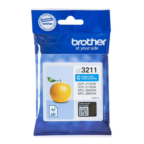 Brother LC3211C Cyan Cartucho de tinta