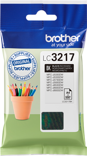 Brother LC3217BK Preto Cartucho de tinta