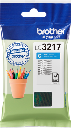 Brother LC3217C Cyan Cartucho de tinta