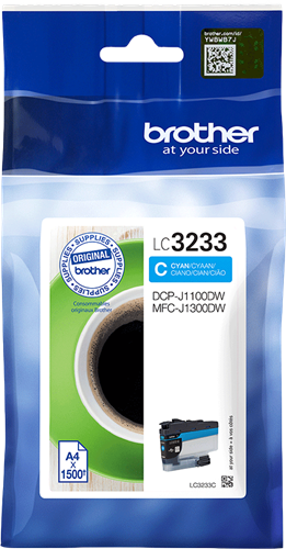 Brother LC3233C tyrkysová Inkoustovou kazetu