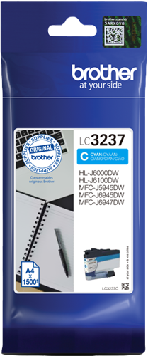 Brother LC3237C Cyan Cartucho de tinta