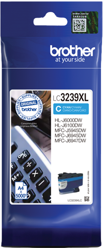 Brother LC3239XLC Cyan Cartucho de tinta