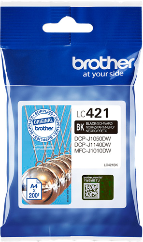 Brother LC421BK Preto Cartucho de tinta