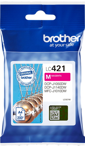 Brother LC421M purpurová Inkoustovou kazetu