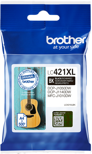 Brother LC421XLBK Preto Cartucho de tinta