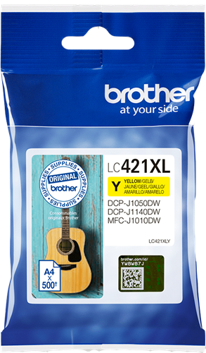 Brother LC421XLY Amarelo Cartucho de tinta