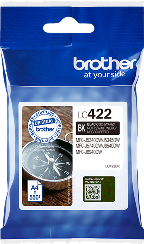 Brother LC422BK Preto Cartucho de tinta