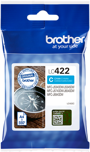 Brother LC422C Cyan Cartucho de tinta