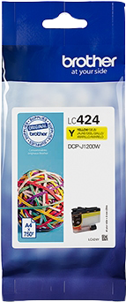 Brother LC424Y yellow ink cartridge
