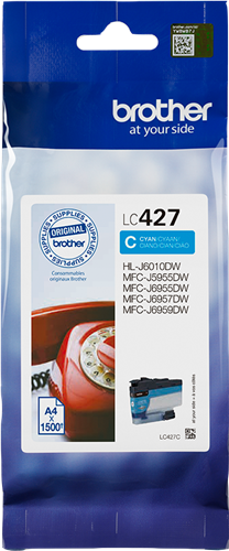 Brother LC427C Cyan Cartucho de tinta