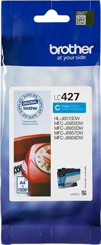 Brother LC427C cyan ink cartridge