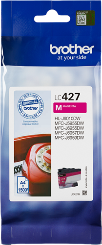 Brother LC427M purpurová Inkoustovou kazetu