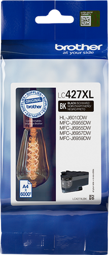 Brother LC427XLBK Preto Cartucho de tinta