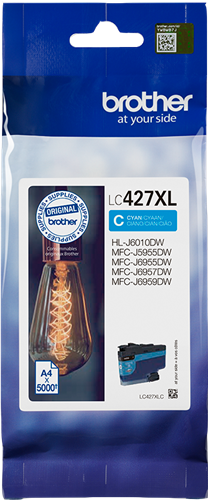 Brother LC427XLC Cyan Cartucho de tinta