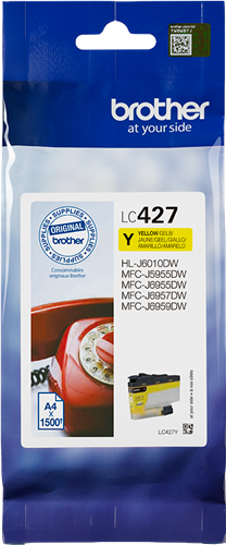 Brother LC427Y yellow ink cartridge