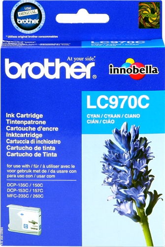 Brother LC970C Cyan Cartucho de tinta