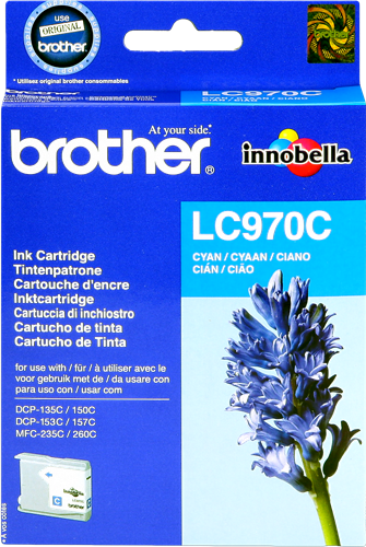 Brother LC970C cyan ink cartridge