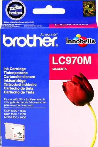 Brother LC970M magenta kardiż atramentowy