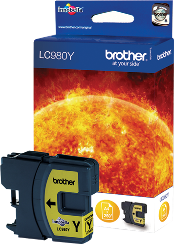 Brother LC980Y Amarelo Cartucho de tinta