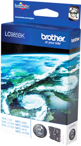 Brother LC985BK Preto Cartucho de tinta