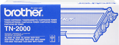 Brother TN-2000 Preto Tóner