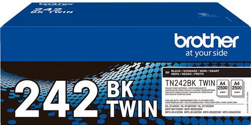 Brother TN-242BK TWIN Pack Preto