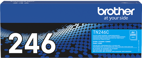 Brother TN-246C tyrkysová 