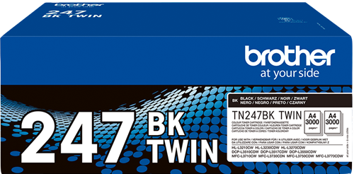 Brother TN-247BK TWIN Pack Preto
