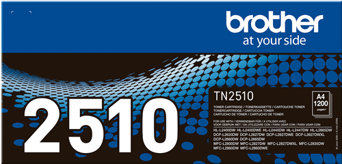 Brother TN-2510 Preto Tóner
