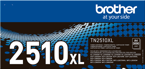 Brother TN-2510XL Preto Tóner