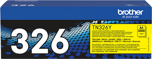 Brother TN-326Y geel toner