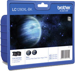 Brother LC-1280XL-BK Multipack Schwarz