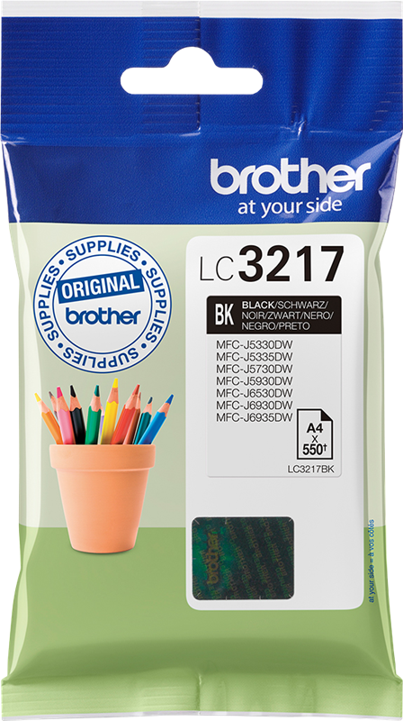 Cartouche brother lc3219xlbk - noir - 3.000 pages