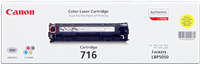 Canon 716y Amarelo Tóner