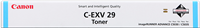 Canon C-EXV29c Cyan Tóner