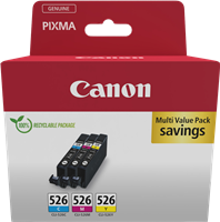 Canon CLI-526 Multi Multipack Cyan / Magenta / Gelb