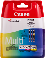 Canon CLI-526 Multipack cyan / magenta / geel