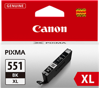 Canon CLI-551BK XL Preto Cartucho de tinta