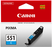 Canon CLI-551C Cyan Cartucho de tinta