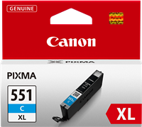 Canon CLI-551C XL tyrkysová Inkoustovou kazetu