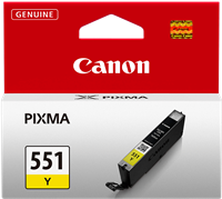 Canon CLI-551Y Amarelo Cartucho de tinta