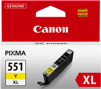 Canon CLI-551Y XL Amarelo Cartucho de tinta