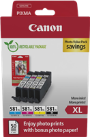 Canon CLI-581 XL nero / ciano / magenta / giallo Value Pack