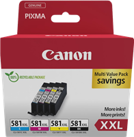Canon CLI-581 XXL zestaw czarny / cyan / magenta / żółty