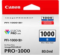 Canon PFI-1000b Modrý Inkoustovou kazetu